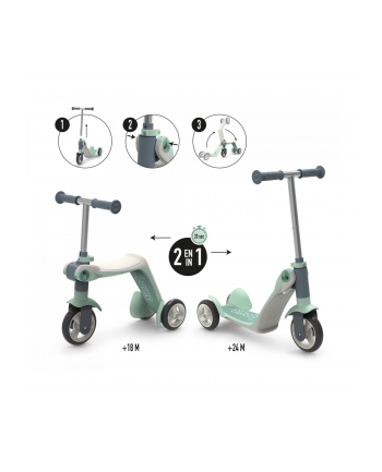 Smoby Laufrad und Scooter Switch 2-in-1