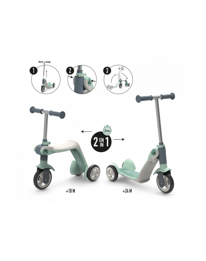 Smoby Laufrad und Scooter Switch 2-in-1 główny