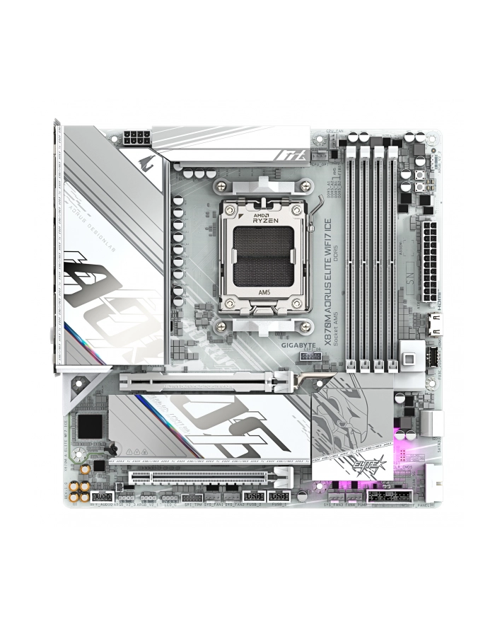 GIGABYTE X870M A ELITE WF7 ICE AM5 główny