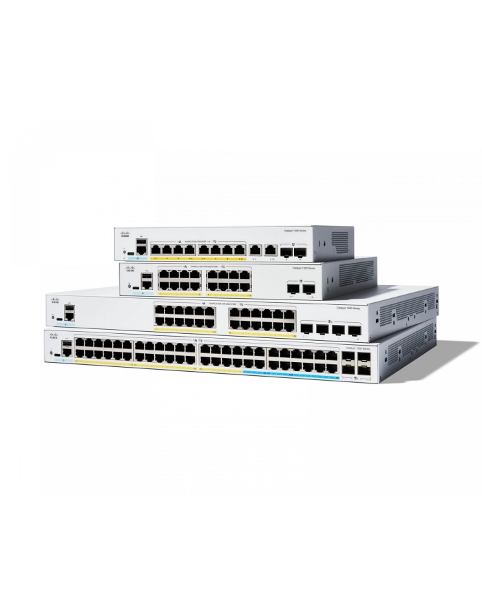 CISCO Catalyst 1300X mGig 8-Port 5G + 40-Port 1G UPoE with 740W power budget 4 x 10G SFP+ Uplinks 25G for Stacking główny