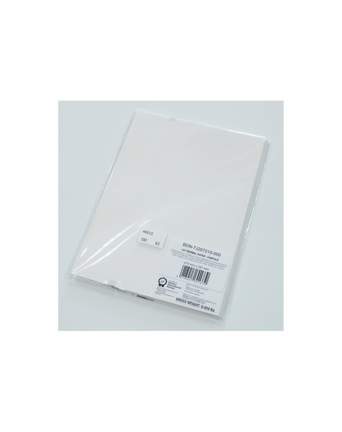 BROTHER Premium A4 thermal paper fanfold black mark 100 x A4 sheets główny