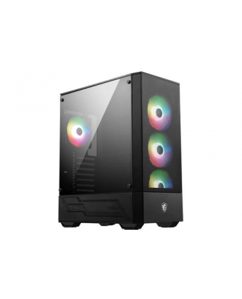 MSI MAG FORGE 112R Case ABS Plastic SPCC Steel Tempered Glass with A-RGB fans
