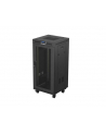 LANBERG Rack Cabinet 19inch Free-Standing 24U/600X600 FLAT PACK With Mesh Door LCD black V2 - nr 1