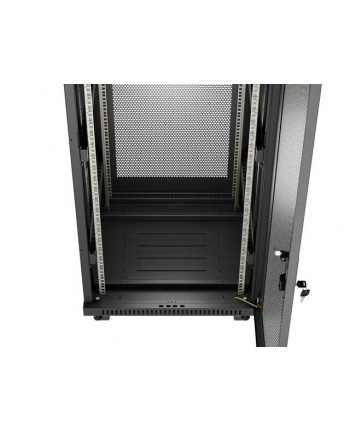 LANBERG Rack Cabinet 19inch Free-Standing 24U/600X600 FLAT PACK With Mesh Door LCD black V2 nr 1