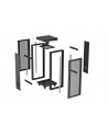 LANBERG Rack Cabinet 19inch Free-Standing 24U/600X600 FLAT PACK With Mesh Door LCD black V2 - nr 4
