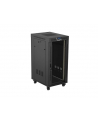LANBERG Rack Cabinet 19inch Free-Standing 24U/600X800 FLAT PACK With Glass Door LCD black V2 - nr 7