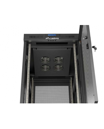 LANBERG Rack Cabinet 19inch Free-Standing 24U/600X800 FLAT PACK With Mesh Door LCD black V2 nr 2