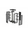 LANBERG Rack Cabinet 19inch Free-Standing 24U/600X800 FLAT PACK With Mesh Door LCD black V2 - nr 4