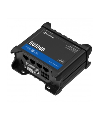 TELTONIKA NETWORKS RUT986 DUAL SIM eSIM 4G/LTE/GNSS RS232/RS485 ETH GLOBAL WiFi Router