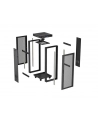 LANBERG Rack Cabinet 19inch Free-Standing 24U/600X600 FLAT PACK With Mesh Door LCD black V2 - nr 4