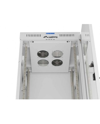 LANBERG Rack Cabinet 19inch Free-Standing 32U/600X600 FLAT PACK With Glass Door LCD grey V2 nr 1