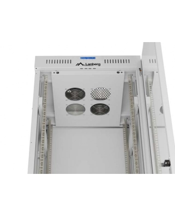 LANBERG Rack Cabinet 19inch Free-Standing 42U/600X600 FLAT PACK With Glass Door LCD grey V2 nr 1