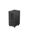 LANBERG Rack Cabinet 19inch Free-Standing 24U/600X800 FLAT PACK With Glass Door LCD black V2 - nr 14
