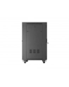 LANBERG Rack Cabinet 19inch Free-Standing 24U/600X800 FLAT PACK With Glass Door LCD black V2 - nr 8