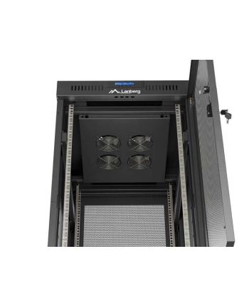 LANBERG Rack Cabinet 19inch Free-Standing 24U/600X800 FLAT PACK With Mesh Door LCD black V2 nr 2