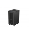 LANBERG Rack Cabinet 19inch Free-Standing 24U/600X800 FLAT PACK With Mesh Door LCD black V2 - nr 1