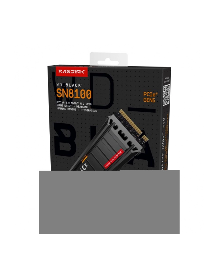 SSD WD Black SN8100  with HS  1TB WDS100T1XHM główny