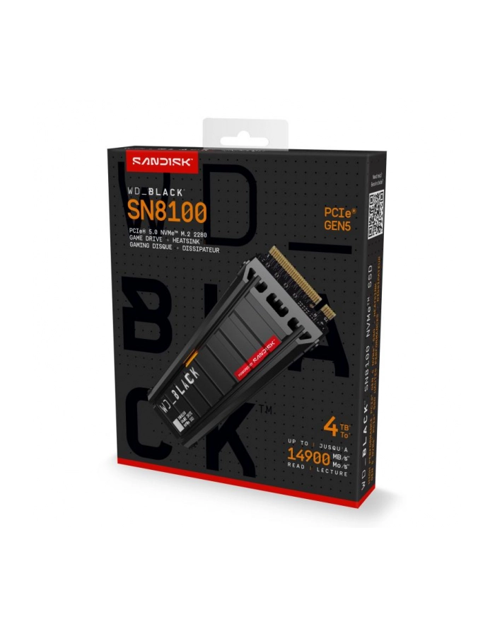 SSD WD Black SN8100  with HS  4TB WDS400T1XHM główny