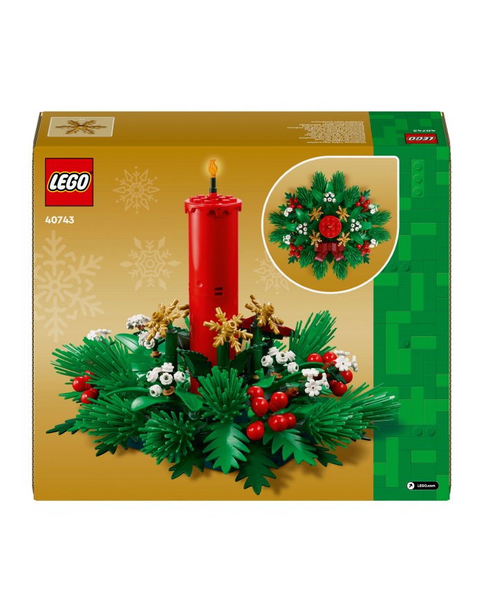 LEGO Iconic 40743 Świąteczna dekoracja stołu główny