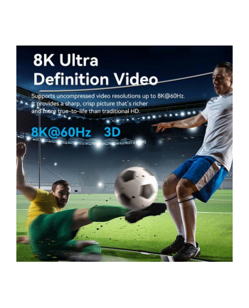 Dwukierunkowy przełącznik HDMI 2-portowy 8K Ultra HD