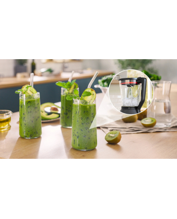 Blender kielichowy Bosch MMB6652B Serie 6 VitaPower (1800W; czarny) nr 1