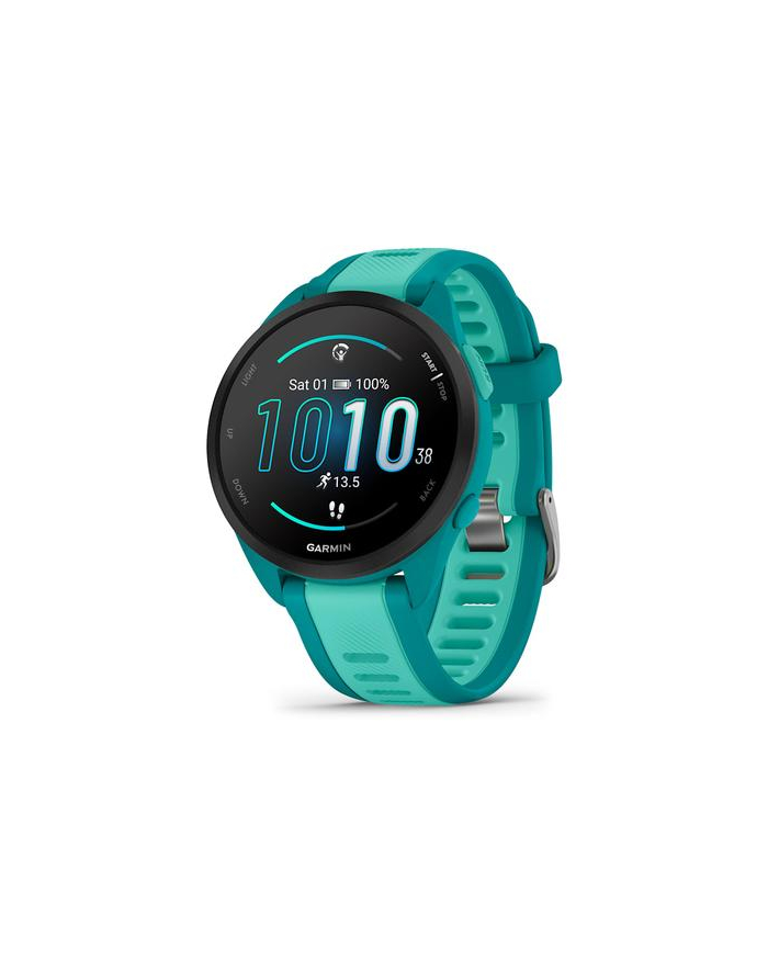Zegarek Garmin Forerunner 165 Music, 43mm AMOLED Turquoise Aqua główny