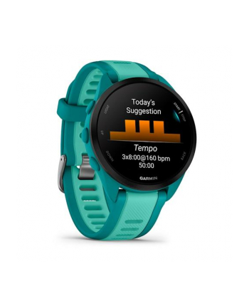 Zegarek Garmin Forerunner 165 Music, 43mm AMOLED Turquoise Aqua