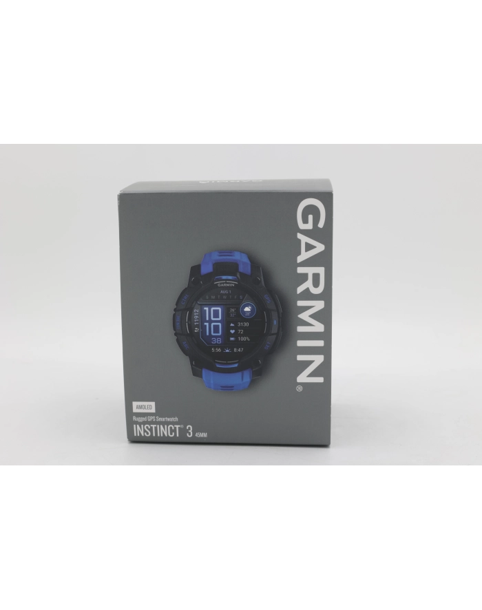 Smartwatch GARMIN Instinct 3 AMOLED 45mm Black/Bolt Blue główny