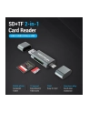 Czytnik kart SD / microSD Vention ze złączami USB 30 USB-C microSD szary - nr 6