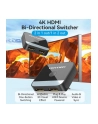 Dwukierunkowy przełącznik 2-portowy HDMI Vention 4K@60Hz - nr 3