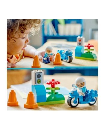 LEGO Duplo 10471 - Niebieski motocykl policyjny nr 2