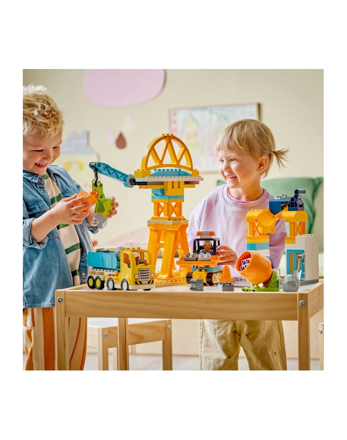 LEGO Duplo 10476 - Plac budowy z pojazdami 3 w 1 główny