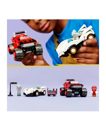 LEGO Sonic the Hedgehog 77118 - Silver w samochodzie kontra Knuckles w monster trucku nr 2