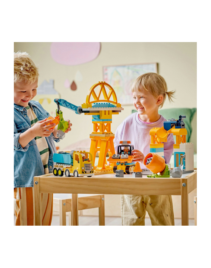 LEGO Duplo 10476 - Plac budowy z pojazdami 3 w 1 główny