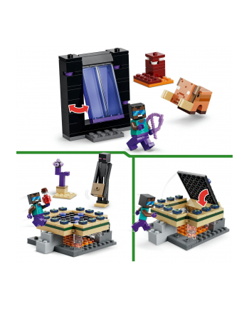 LEGO Minecraft 21584 - Podróż przez portal do Netheru i Kresu nr 1
