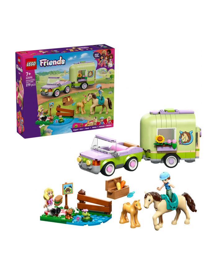 LEGO Friends 42695 Przyczepa do przewozu źrebaków główny