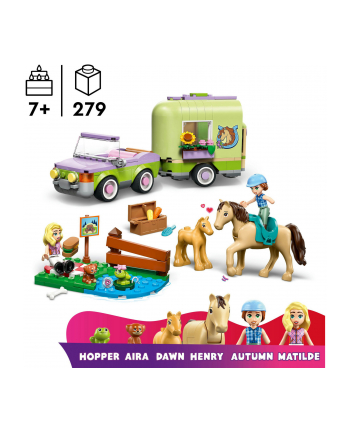 LEGO Friends 42695 Przyczepa do przewozu źrebaków nr 2