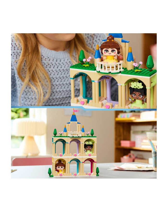 LEGO Disney 43291 - Mała Bella i Tiana z zamkiem główny
