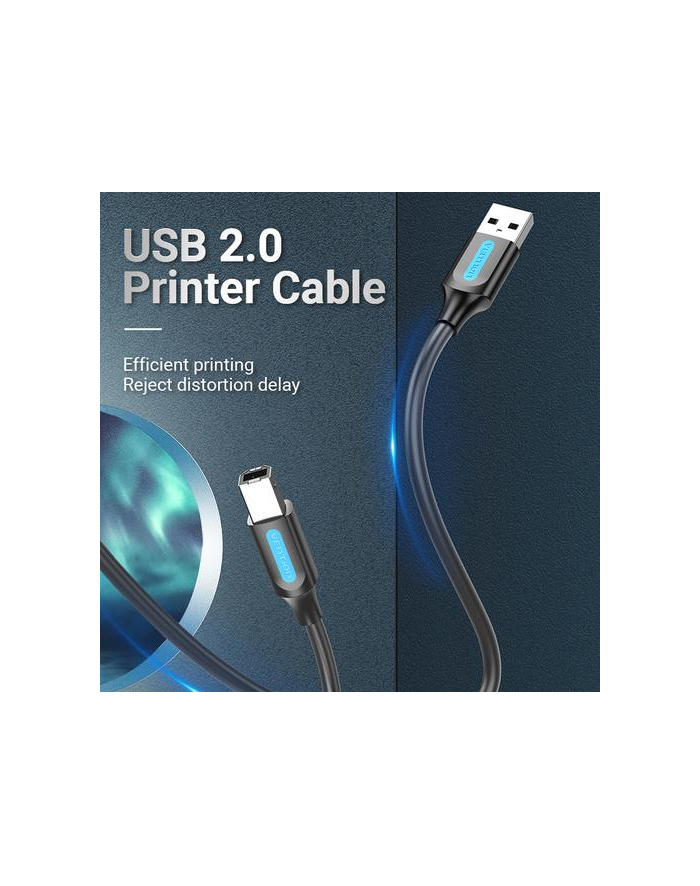 Kabel USB 20 USB-A do USB-B Vention 480Mbps 5m główny