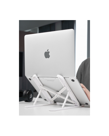 Składana podkładka pod laptopa Vention biała