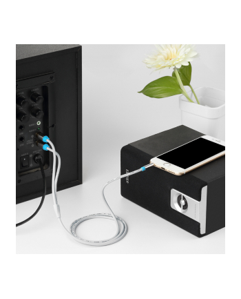 vention Kabel audio 3,5 mm męski na 2RCA męski 2 m czarny