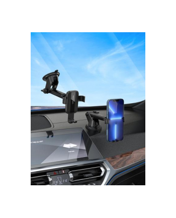 Uchwyt samochodowy do telefonu Vention z przyzsawką 47 do 72 cala czarny nr 2