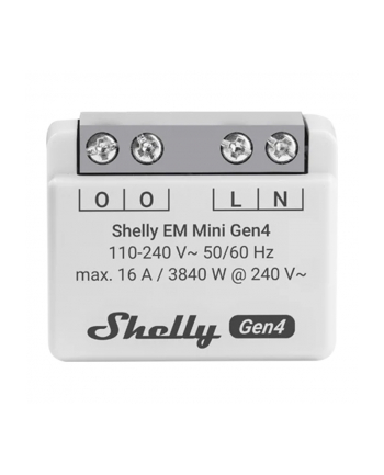 Inteligentny sterownik do pomiaru zużycia energii WiFi Shelly EM Mini Gen4