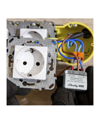 Inteligentny sterownik do pomiaru zużycia energii WiFi Shelly EM Mini Gen4