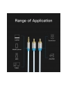 vention Kabel audio 3,5 mm męski na 2RCA męski 2 m czarny - nr 6