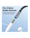 Przejściówka audio Vention USB-C do gniazda słuchawkowego 3,5 mm z adapterem DAC ze stopu aluminium 0,1m - nr 6