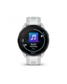 Zegarek sportowy Garmin Forerunner 165 Music AMOLED 43mm Mist Grey Whitestone - nr 4
