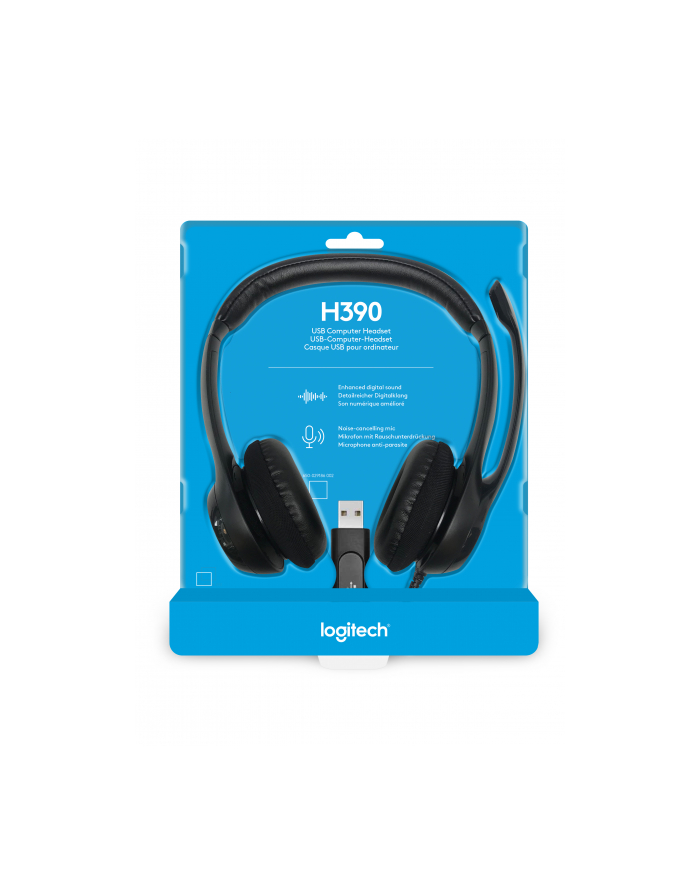 LOGITECH H390 USB Head Set           981-000406 główny