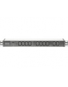 Listwa zasilająca PDU 19'''', 1U, 10 gniazd IEC C13, 10A, 2500W, aluminiowa, 2m - nr 3
