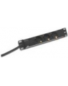 Listwa zasilająca PDU 10'''', 1U, 3 gniazda Schuko, 16A, 4000W, aluminiowa, 2m - nr 30